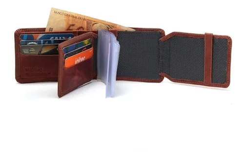 Full Luxury Executive Vintage Leather Men's Wallet in Box