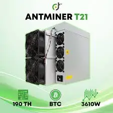 

FA СОВЕРШЕННО НОВЫЙ ОРИГИНАЛЬНЫЙ Новый Antminer T21 190T 3610 Вт Алгоритм SHA-256 Bitmain Mining BTC Bitcoin Miner