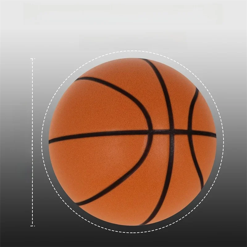 Diamètre 24 cm basket-ball silencieux pratique en salle haute densité doux muet rebondissant mousse balle rebond silencieux doux basket-ball pas de bruit