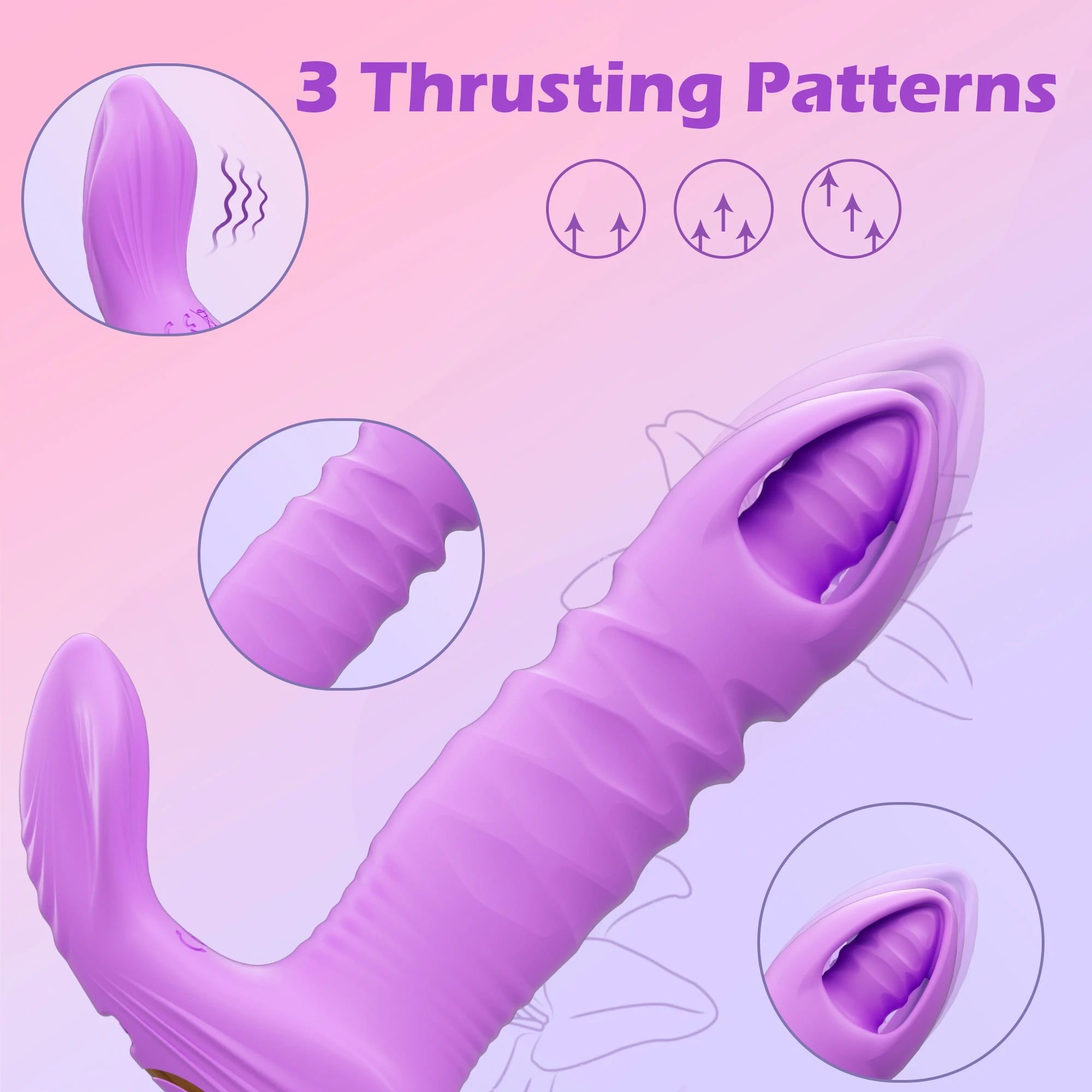 2 In 1 Telescopic APP Control Vibrator Female Clitoral Stimulation G Spot Massager Wearable Sex Toys for Women Couples Adults