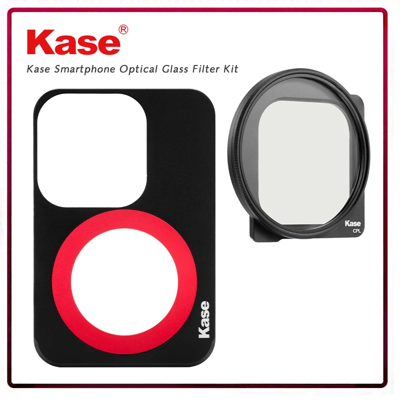 FOR iPhone 15 Pro Kase Optical Glass CPL Filter Kit With Magnetic Plate For Smartphone