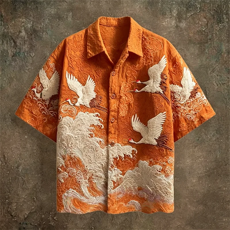 Men's Tribal Patterns Short-Sleeve Shirt