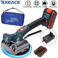 TKKEACE Cordless Electric Tiling Machine 5 Gears Wall Floor Tiles Laying Vibrating Tool Enlarged Suction Tile Paving Power Tool