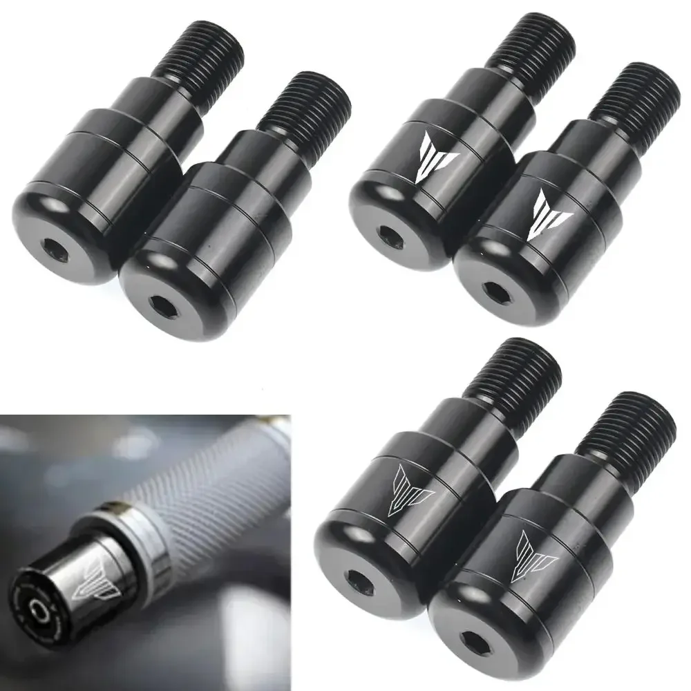 Tampas de extremidade da barra da motocicleta cnc guiador apertos para yamaha mt07 mt09 mt10 mt125