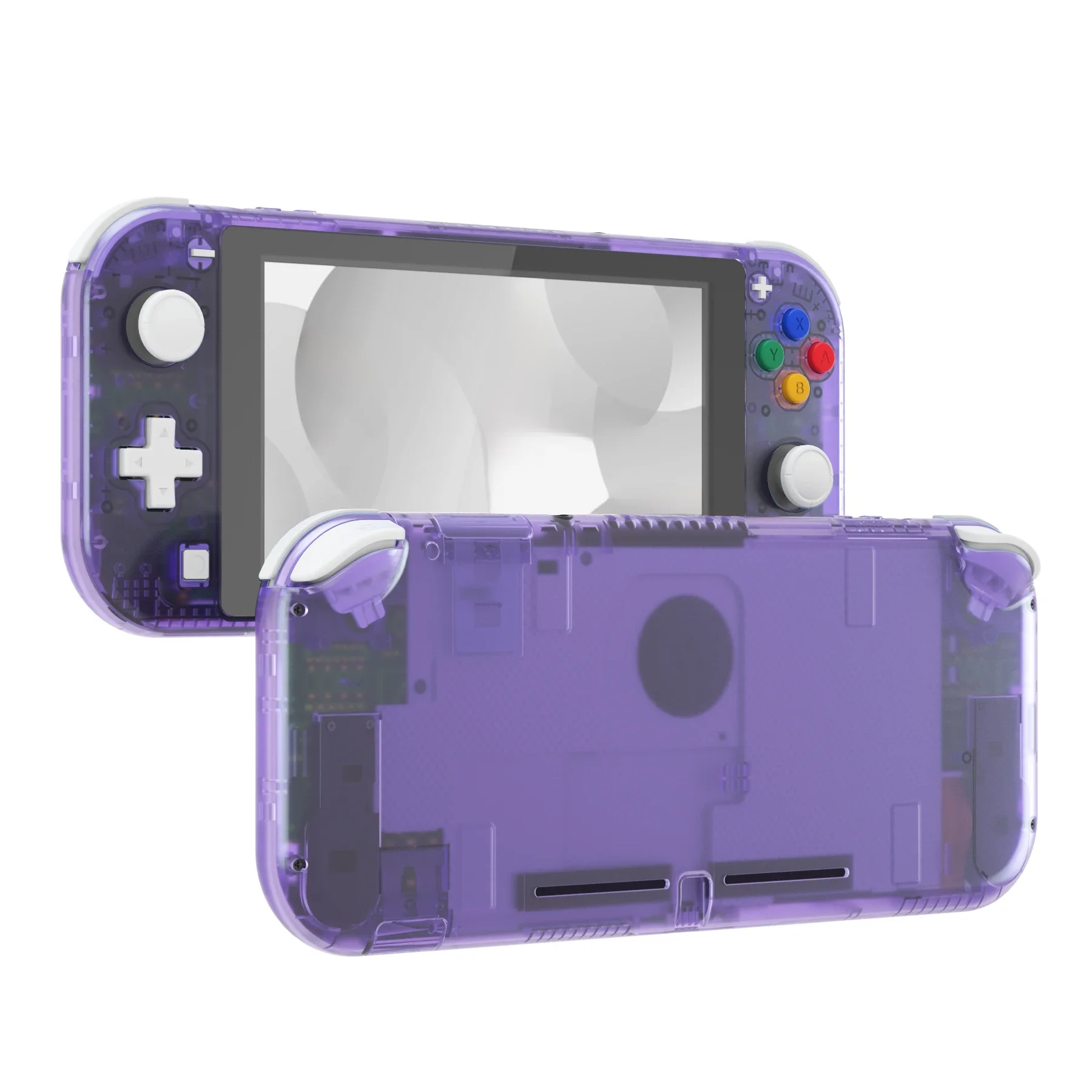 eXtremeRate Obudowa zamienna do Nintendo Switch Lite - przezroczysty fiolet — zdjęcie produktu 7