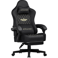 GTPLAYER Gaming chair fabric Gaming Chair Ergonomic office boot PC chair, Adjustable and Rotatable Desk Chair