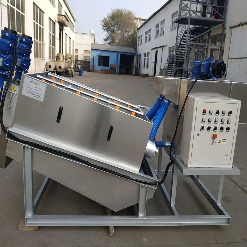 Explosion Proof Filter Press with Shaftless Screw Conveyor Advanced Wastewater Treatment Screw Press Double Dewatering Screw Fil