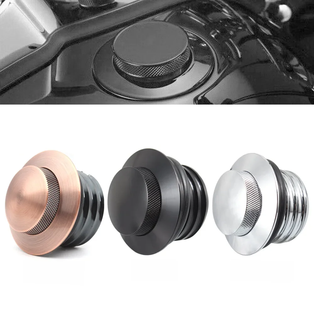 Motorrad Pop-up Gasdeckel Kraftstoff Gastank belüftete dekorative Öl kappe für Harley Touring Road