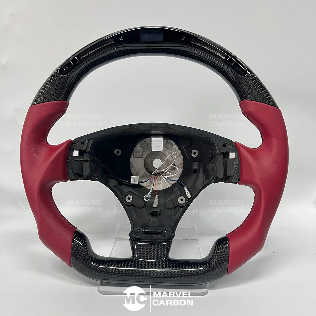 

100% настоящий светодиодный дисплей на руль из углеродного волокна, совместимый с Maserati