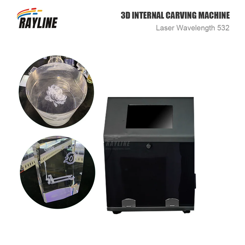 Glass Crystal Internal Engraving Machine 3d Laser Engraving Glass Block Equipment for 3d Engraving in Glass