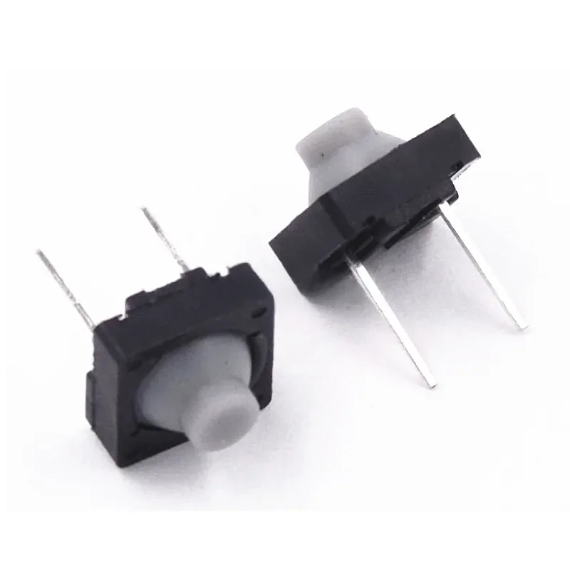 20 sztuk przełączniki taktowe 8*8mm 8X8 przełączniki DIP przewodzące przyciski plastikowe czuć dobry silikonowy przycisk przełącznik dotykowy środkowy 2 pins — zdjęcie 2