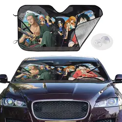 Anime Car Windshield Sun Shade for Auto - Front Window Sun Shade Visor Shield Cover Block UV Rays - 51x27.5