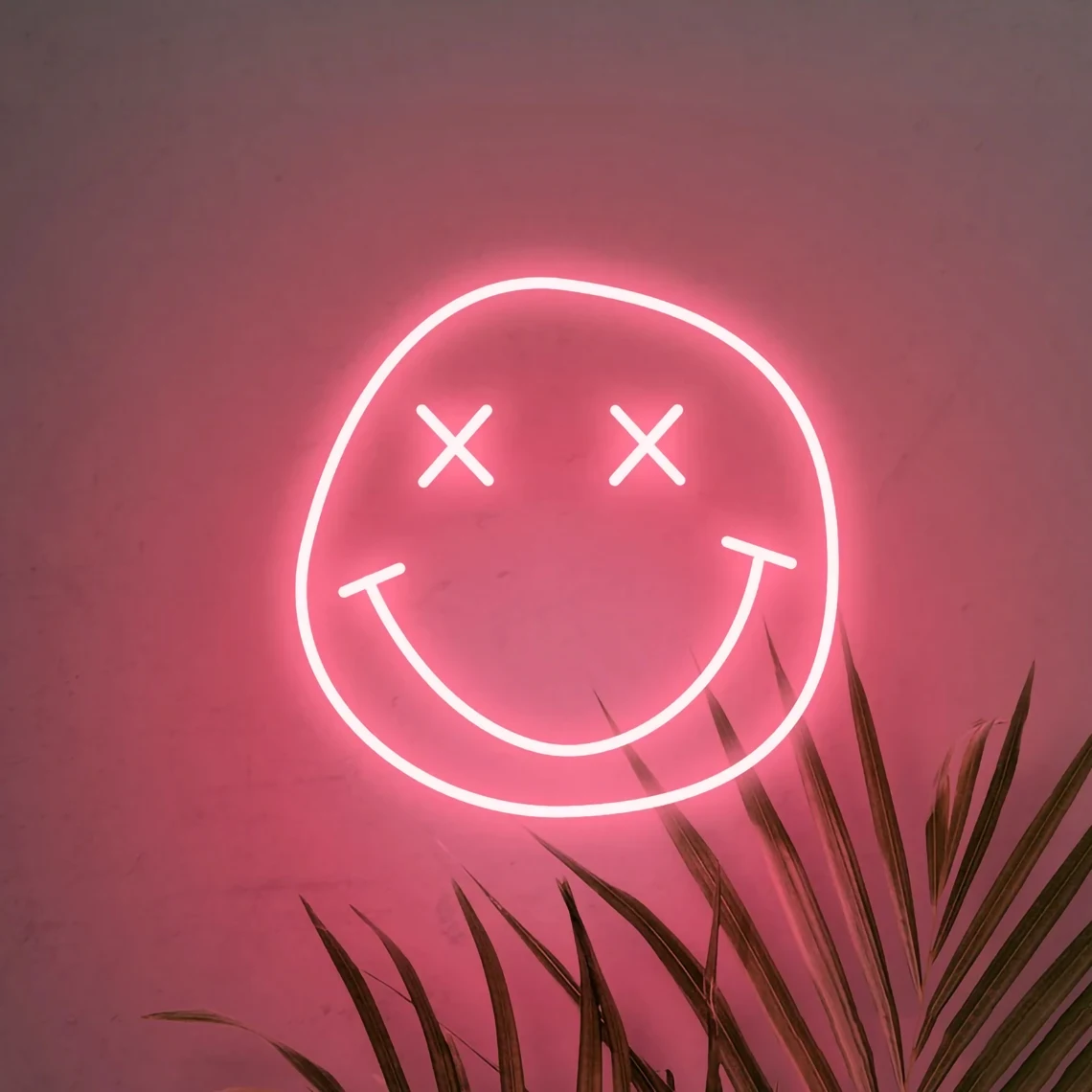 Cute Face Neon Sign College Dorm Happy Face Neon for Bedroom Aesthetic face Gift idea