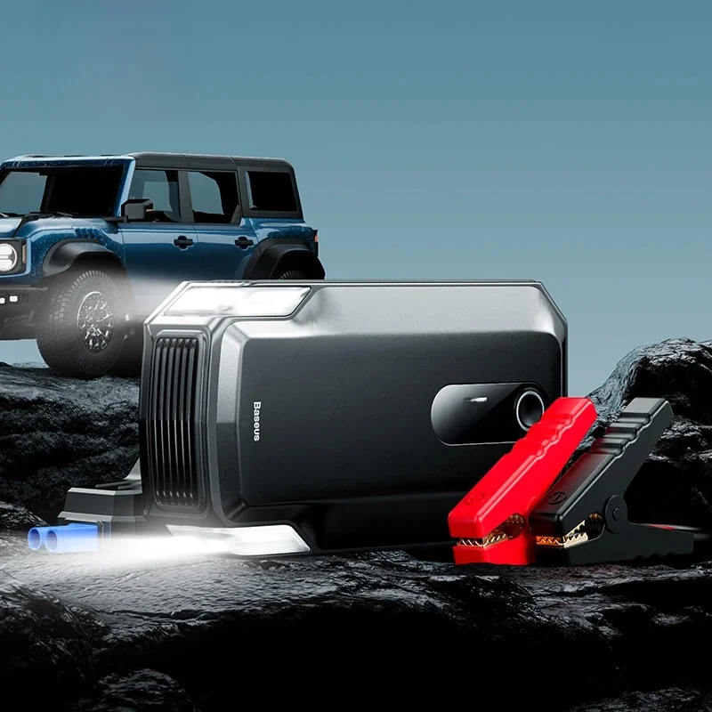 Baseus 2000A Emergency Jump Starter 20000mAh Power Bank Car Start Booster Device for Petrol Diesel Car Battery Starting