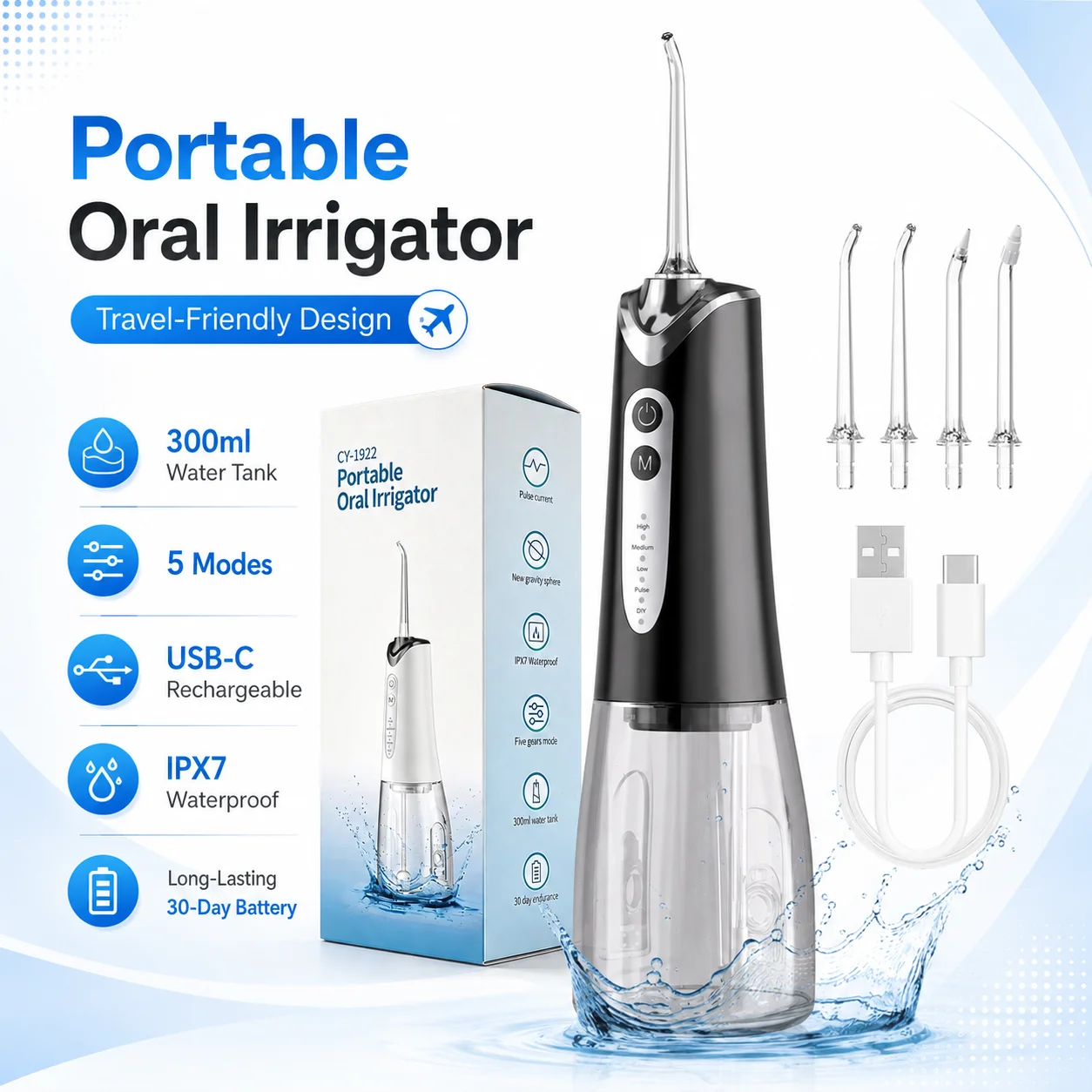 cordless-water-flosser-portable-oral-irrigator-300ml-usb-c-rechargeable-ipx7-waterproof-5-modes-deep-oral-cleaning-for-adults