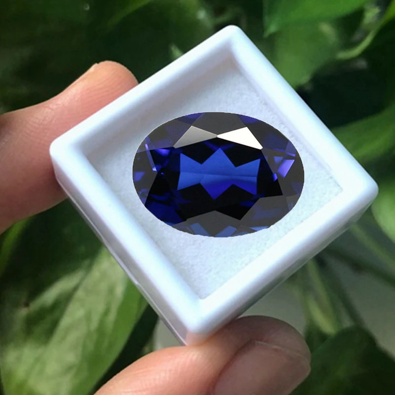 

Pretty Sapphire Stone AAAA+ Natural Oval Faceted Cut VVS Loose Gemstone for Jewelry Making /Collection/Inlay/Gift Gem Beads