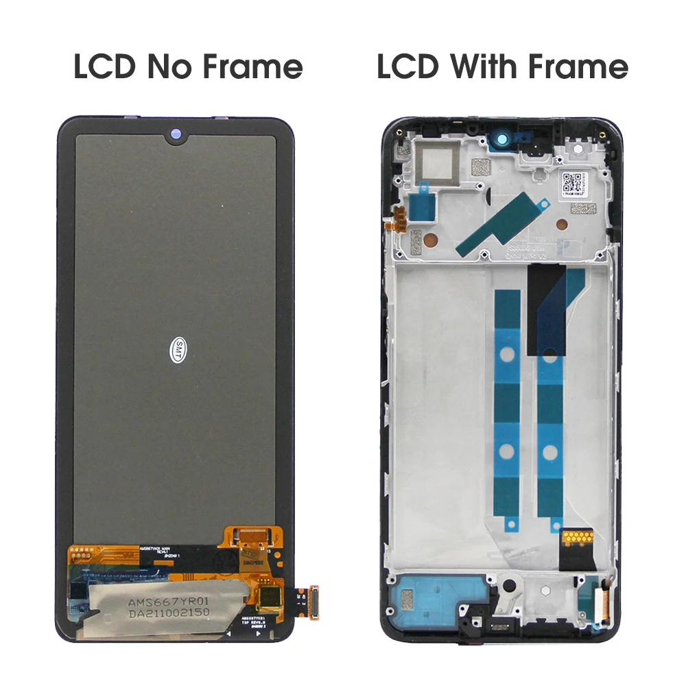 Screen for Xiaomi Redmi Note 12 Pro 4G ‎2209116AG 2209116AG Lcd Display Digital Touch Screen Assembly with Frame Replacement