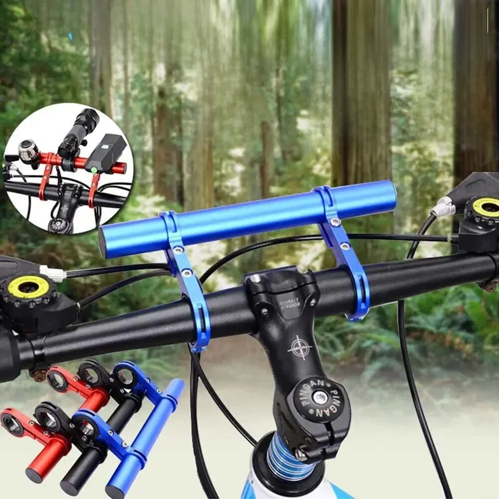 AliExpress 20CM Bicycle Handlebar Extended Bracket MTB Headlight Mount Extented Bar Road Mountain Bike Handlebar Riding Frame Bicycle Clip