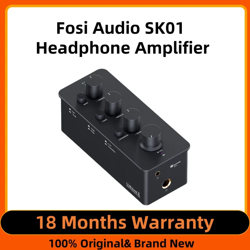 Fosi Audio SK01 Headphone Amplifier & Preamplifier 2 in 1 for Headphone Earphone, Power Amplifier,Portable Headphone Amplifier