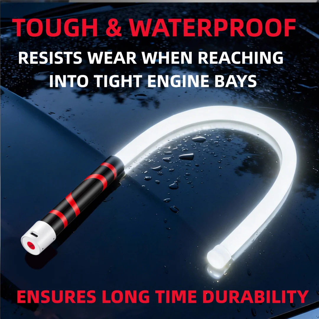 Upgraded Flexible LED Light Stick Mechanic LED Work Light Silicone EYE SAFE Bendable Light 3 Modes 28.74