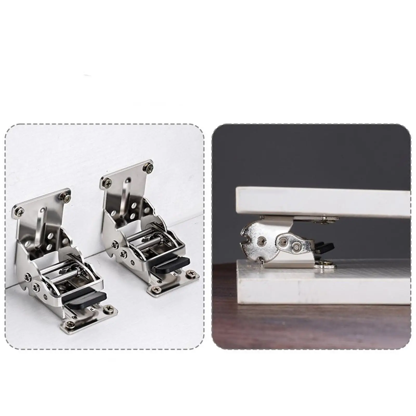 2 pezzi cerniere per gambe per mobili piedino per tavolo cerniera pieghevole porta battente addensata multi-angolo cerniera pieghevole autobloccante da 90 gradi accesso