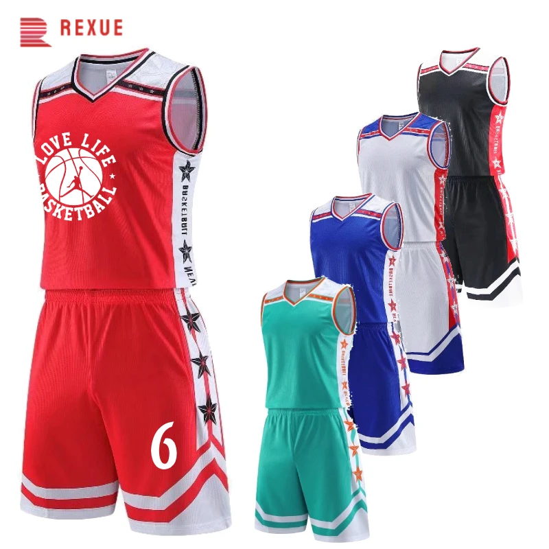 

Star Basketball Jersey Sets for Men basketball uniform female Sport suit Clothes Breathable jerseys HIGH QUALITY set 2021
