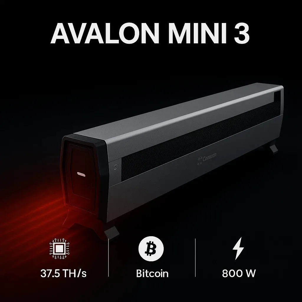 NB COMPRE 2 E GANHE 1 GRÁTIS Canaan Avalon Mini 3 - 37.5TH/s 800W Bitcoin Miner