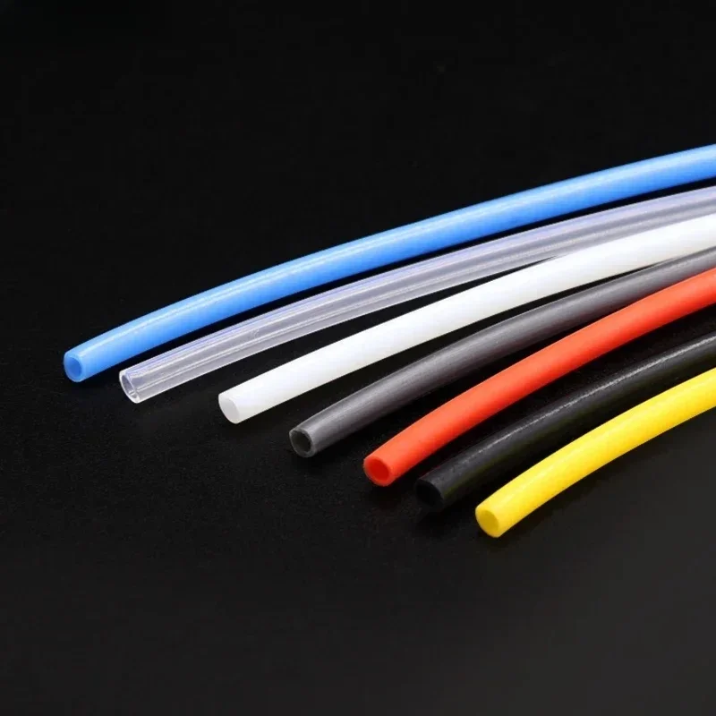 Rura PTFE FEP 1~10m do części drukarek 3D, średnica wewnętrzna 0.5 1 2 2.5 3 4 5 6 7 8 10 12 14 16 18 20 mm, izolowany wąż F46, sztywna rura 600V — zdjęcie 2