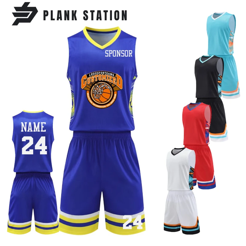 

High Quality Basketball Suits Men Boys Children Uniform DIY Name Number Club Team Kids Set Sportwear Quick Dry Shorts Shirts