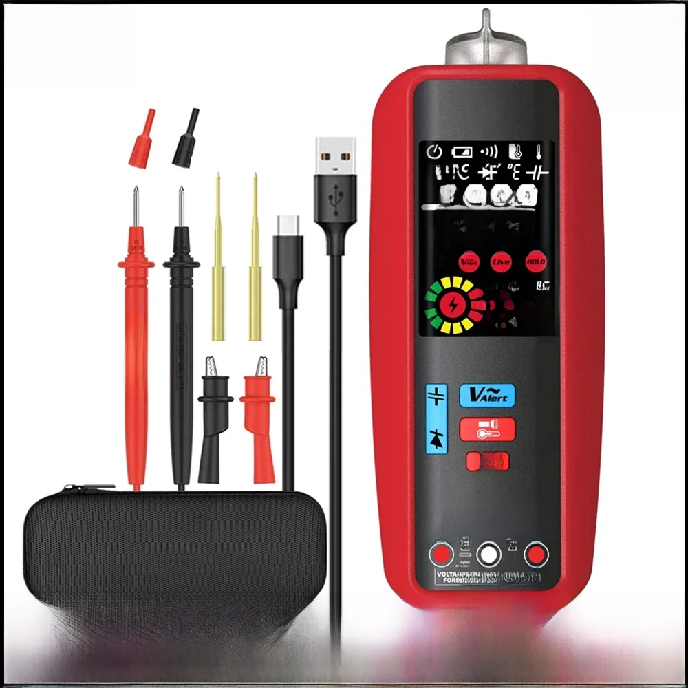 BSIDE Professional Digital Multimeter Smart Automatic Multitester Ammeter VFC Current Hz Capacitor Ohm Electrician Tester Tools