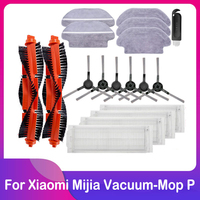 For Xiaomi Mijia Mi Robot Vacuum-Mop P Pro Hepa Filter Roller Main Side Brush Mop Rag Cloth Replacement Accessories Parts