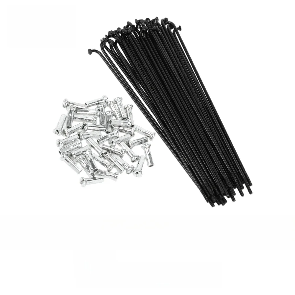 AliExpress X Autohaux Universal Bicycle Spokes Bike Wheel Spokes 14G 273mm 277mm 283mm 287mm  291mm 295mm 299mm Length Carbon Steel Black
