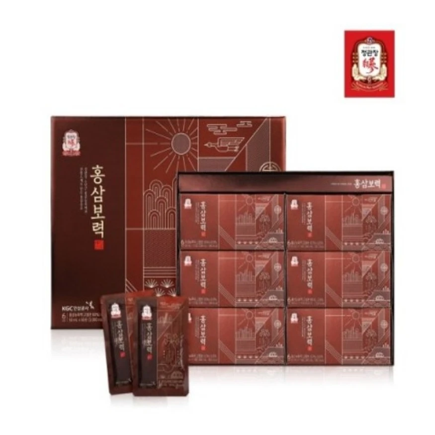 [CheongKwanJang] Red Ginseng Bo Ryeok 60 Packs - Korean 6-Year-Old Red Ginseng, Immunity, Fatigue Recovery, Vitality, Energy Recovery, Holiday Gift for Parents