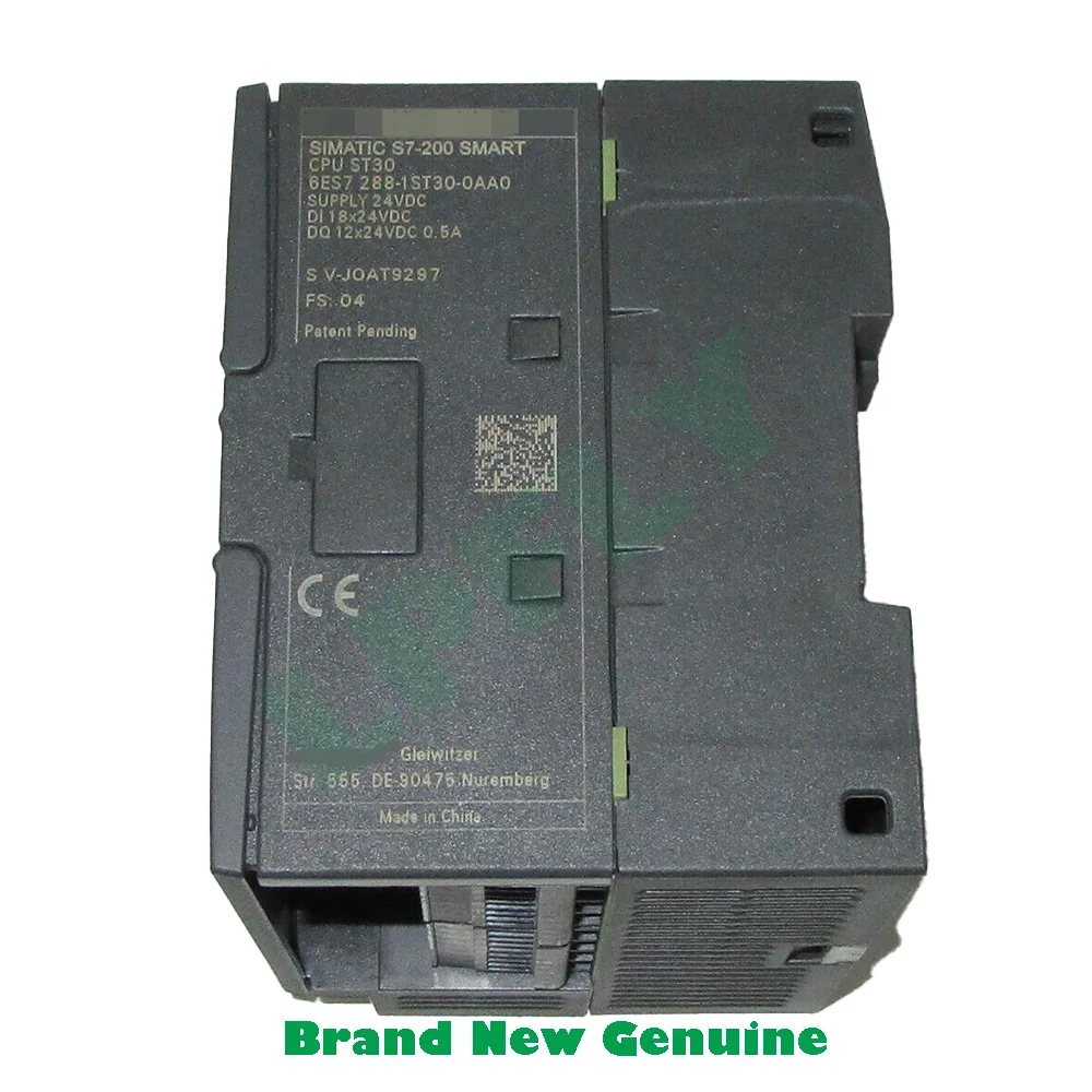 SIMATIC S7-200 SMART, CPU ST30, Standard CPU, Program/Data Memory 30 KB, 6ES7288-1ST30-0AA0, 6ES7288-1ST30-0AA1 New Genuine