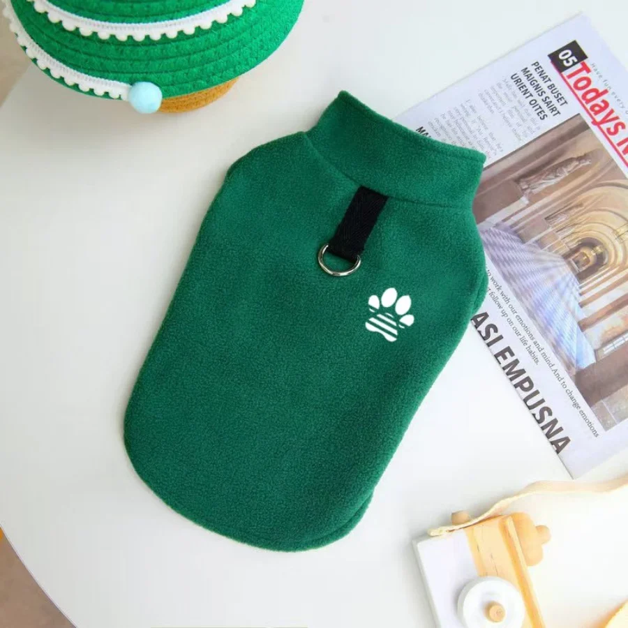 Gemütlicher Fleece-Hundepullover - Winterwärme für Kleine bis Mittelgroße Rassen, Pullover-Stil Haustierbekleidung, Kleine Hundeweste, Katzenveste – Detail 12