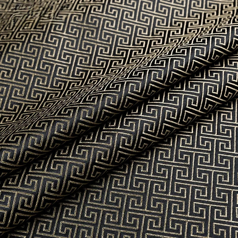 Imitation soie pluïde brocart vêtements de créateur tissus chinois couture patchwork pour cheongsam et kimono bricolage damassé épissure mater