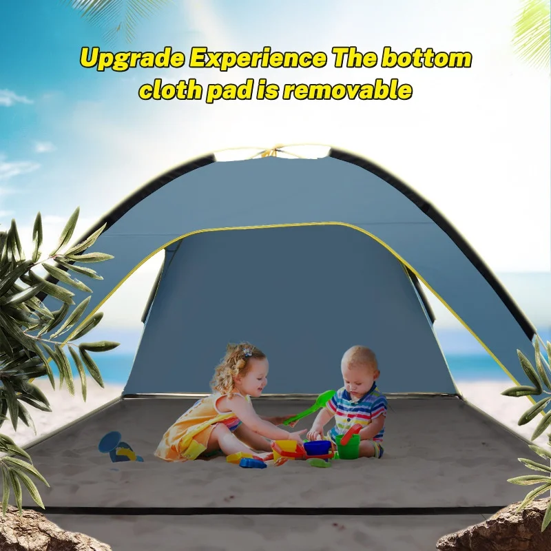 Quick Automatic open Beach Tent one Shelter Tent Shade light Pop for Outdoor Camping Three Ventilated And Spacious Tent