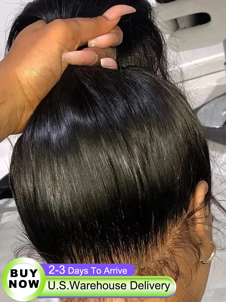 360 peruca cheia do laço em linha reta perucas de cabelo humano 30 40 Polegada laço frontal 100% qualidade cabelo humano cru 13x6 hd frente do laço pré arrancado peruca