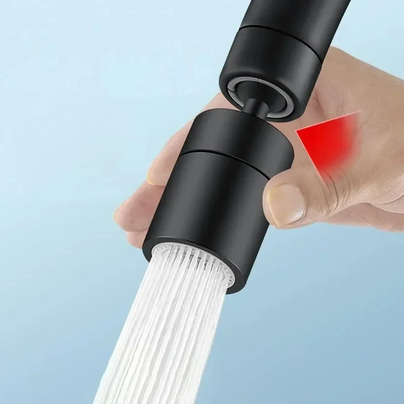 Ajustável Kitchen Faucet Spray Head Filter, 360 ° Rotary Splashback Tap, Bico Bubbler, Torneira de