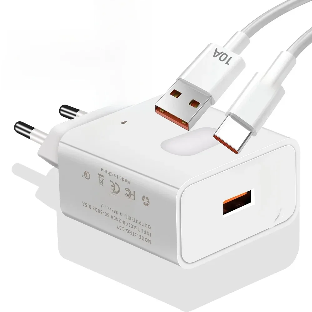 Ładowarka GaN USB Szybkie ładowanie Szybkie ładowanie QC3.0 10A Kabel typu C Ładowarka do telefonu komórkowego Adapter do iPhone Huawei Samsung Xiaomi — zdjęcie 2