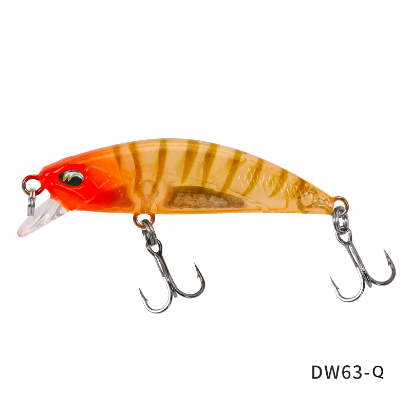 TSURINOYA Sinking Minnow Mini Harter Köder DW63 50S 50mm 5g Künstliche Angelköder Wobbler Crankbait Forellenköder