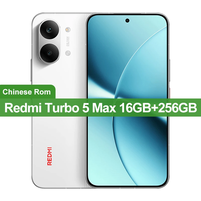 【新品未開封】REDMI Turbo 5 Max 16GB/512GB ホワイト Xiaomi Redmi Turbo 5 Max Launches with MediaTek Dimensity 9500s