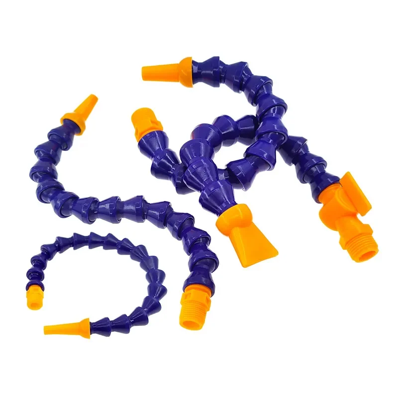 6 Stuks 300 400 500 600Mm Plastic Ronde Mondstuk Verstelbare Olie Koelvloeistof Slang 1/4 3/8 1/2 Flexibele Waterolie Koelleidingen - afbeelding 2