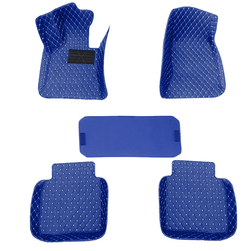 5 SZTUK Uniwersalnych Dywaników Samochodowych Wodoodporne Maty Podłogowe Wykończenie Wnętrza Samochodu Pełny Zestaw Do Samochodów z Kierownicą po Lewej Stronie