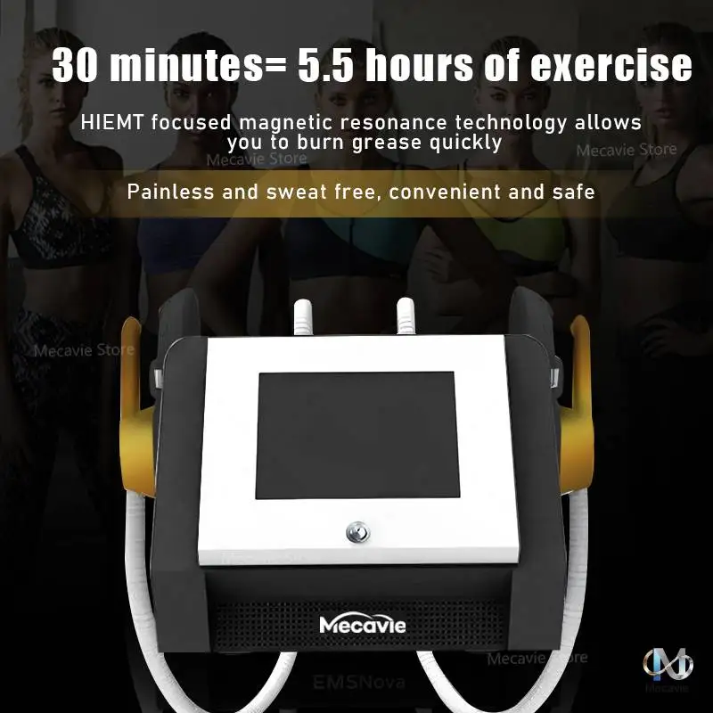 

‌Professional MECAVIE HIEMT RF Machine 6500W Electromagnetic Body Shaping System Fat Burning Cellulite Reduction Muscle Builder
