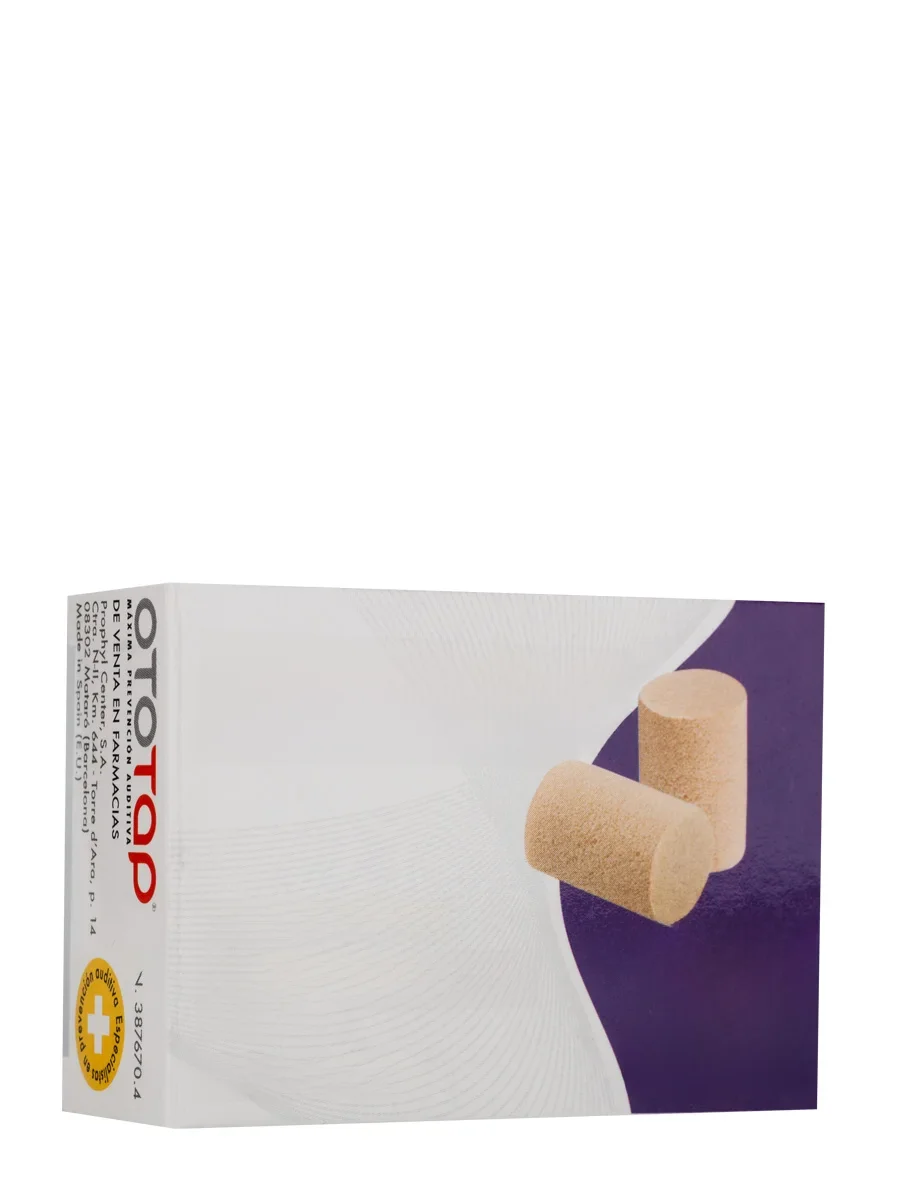 Ot-Tap Ear Plugs Foam, Proteção Auditiva Máxima, 6 pcs