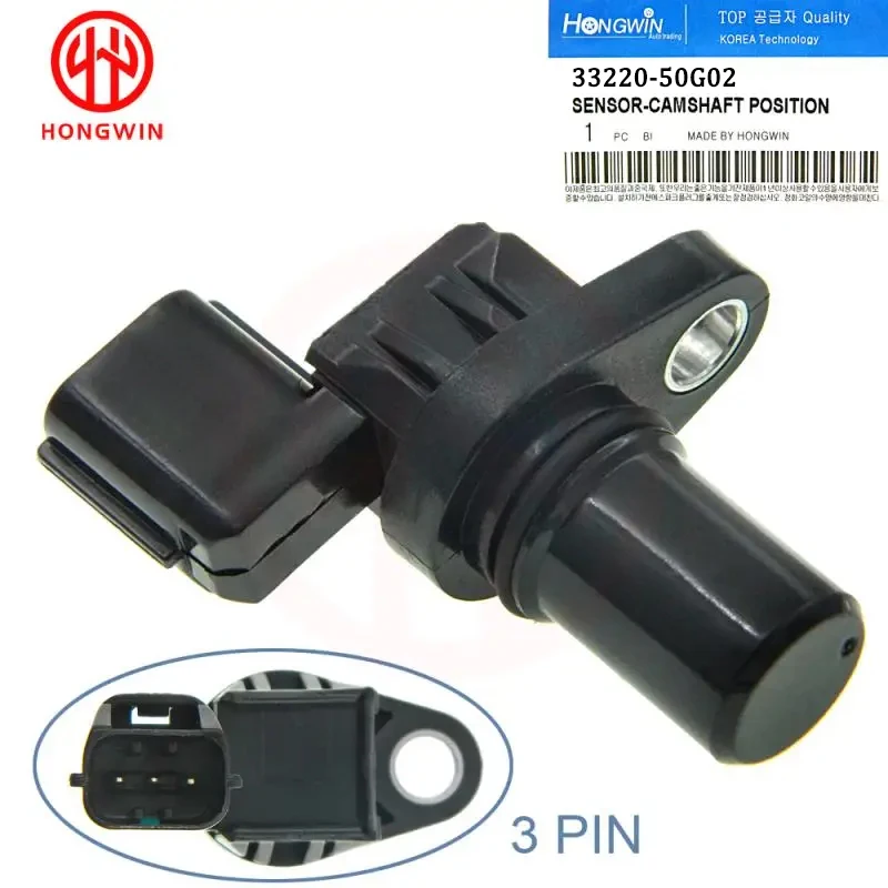 Nowy czujnik położenia wałka rozrządu 33220-50G01,33220-50G02 do Suzuki Baleno Ignis Jimny Liana Swift SX4 Vitara Wagon R+ 1.3 1.5 1.6