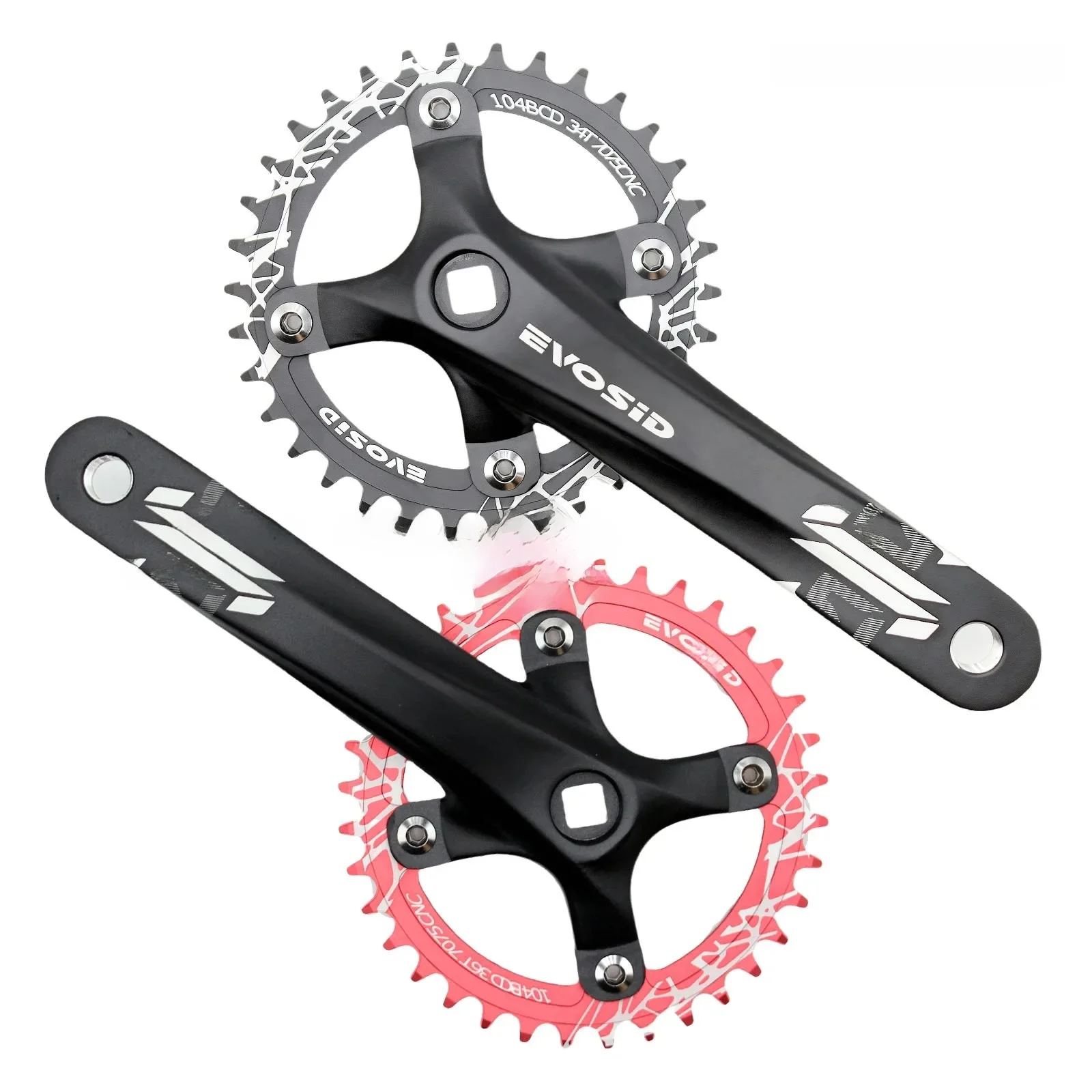 AliExpress EVOSID Mountain Bike Crankset 1x 8-12 Speed Durable Alloy 104BCD Single Disc Trail/Enduro MTB Upgrade Ready