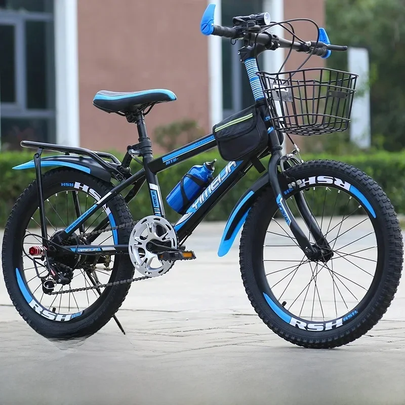 AliExpress UK Children Mountain Bike 20-22-Inch Men And Women Variable Speed Student Bike Adult Car 7-11-12 Years