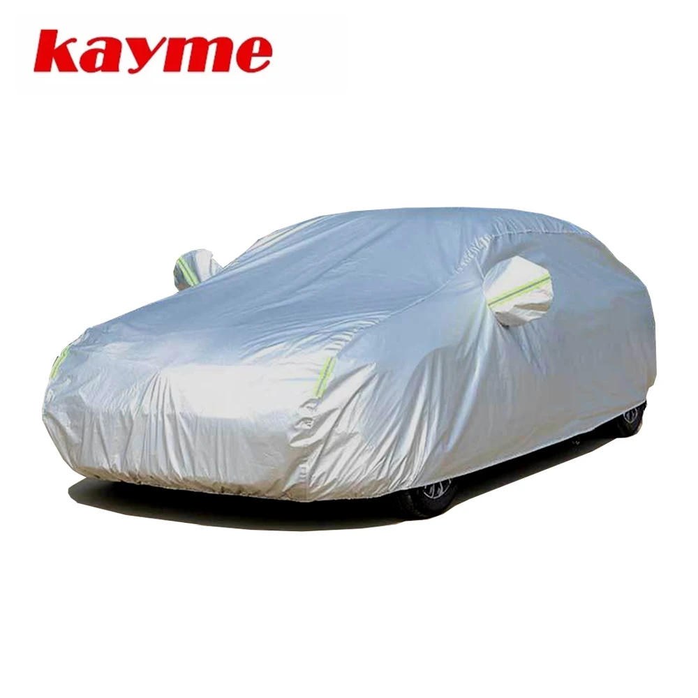 Kayme Full Car Covers Dustproof Outdoor Indoor UV Snow Resistant Sun Protection polyester Cover universal for SUV Sedan